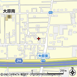 群馬県太田市大原町111-122周辺の地図