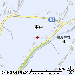 茨城県笠間市本戸5622周辺の地図