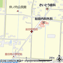 船田医院前周辺の地図