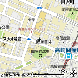 東京ガスグループ　エネスタ高崎西周辺の地図