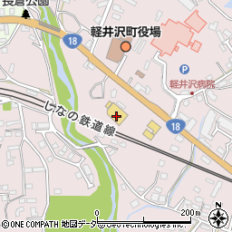カインズ軽井沢店周辺の地図