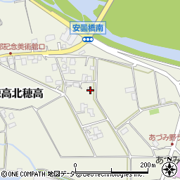 長野県安曇野市穂高北穂高1223周辺の地図