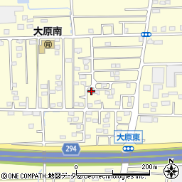 群馬県太田市大原町110-52周辺の地図