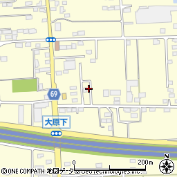 群馬県太田市大原町106-23周辺の地図