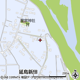 栃木県小山市延島新田580周辺の地図