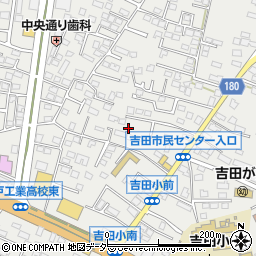 茨城県水戸市元吉田町1412-4周辺の地図