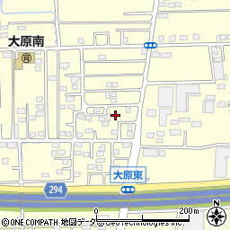 群馬県太田市大原町111-123周辺の地図