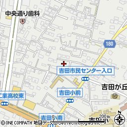 茨城県水戸市元吉田町1412-1周辺の地図