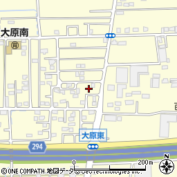 群馬県太田市大原町111-124周辺の地図