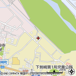 群馬県高崎市剣崎町1118周辺の地図