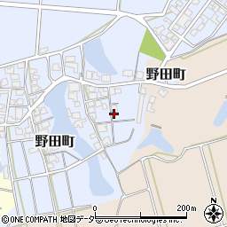石川県加賀市野田町キ29周辺の地図