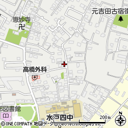 茨城県水戸市元吉田町2010-1周辺の地図