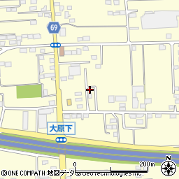 群馬県太田市大原町106-36周辺の地図