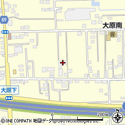 群馬県太田市大原町108周辺の地図
