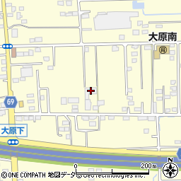 群馬県太田市大原町108周辺の地図