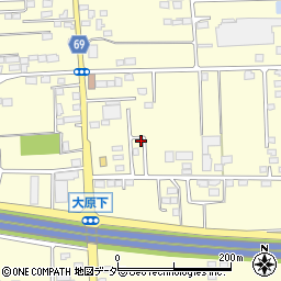群馬県太田市大原町106-16周辺の地図
