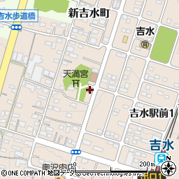 田沼吉水駅前郵便局周辺の地図