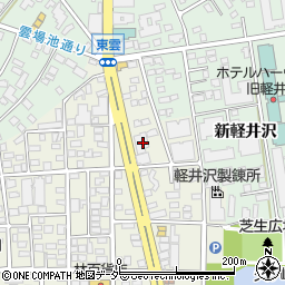 八十二銀行軽井沢支店周辺の地図