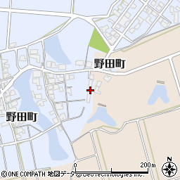 石川県加賀市野田町キ63周辺の地図