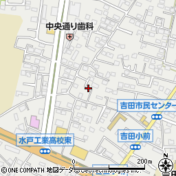 茨城県水戸市元吉田町1330周辺の地図