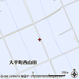 栃木県栃木市大平町西山田1595周辺の地図