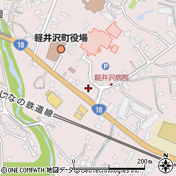 ＥＮＥＯＳセルフ中軽井沢店周辺の地図