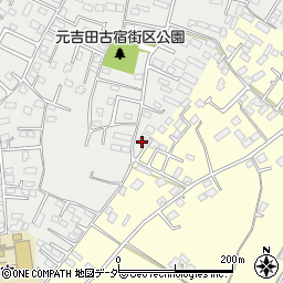 茨城県水戸市元吉田町2064-5周辺の地図