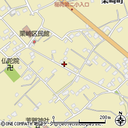 茨城県水戸市栗崎町周辺の地図