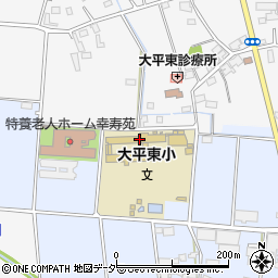 栃木市立大平東小学校周辺の地図
