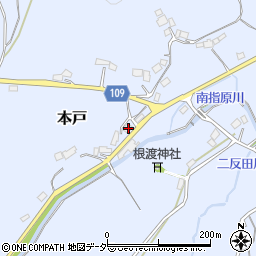 茨城県笠間市本戸5680周辺の地図