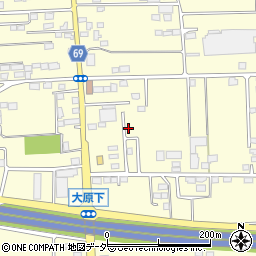 群馬県太田市大原町106-13周辺の地図