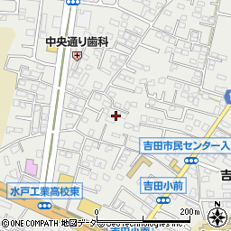 茨城県水戸市元吉田町1409-9周辺の地図