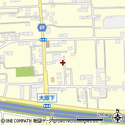 群馬県太田市大原町106-14周辺の地図