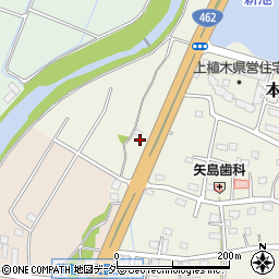 群馬県伊勢崎市本関町25周辺の地図