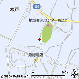 茨城県笠間市本戸2477周辺の地図