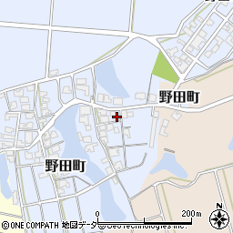 石川県加賀市野田町キ21周辺の地図