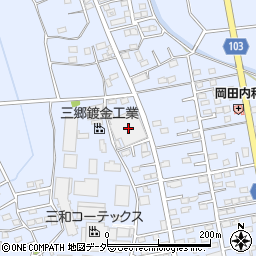 三郷鍍金工業周辺の地図