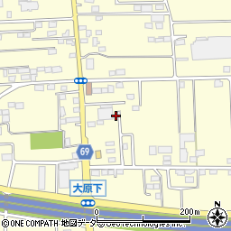 群馬県太田市大原町106-11周辺の地図