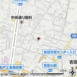 茨城県水戸市元吉田町1409-8周辺の地図