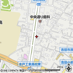 茨城県水戸市元吉田町1249周辺の地図