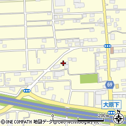 群馬県太田市大原町2159-9周辺の地図