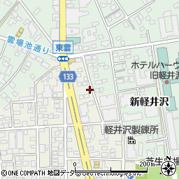 長野県北佐久郡軽井沢町軽井沢東23-20周辺の地図