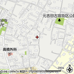 茨城県水戸市元吉田町2077-8周辺の地図