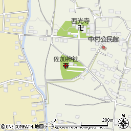 佐加神社周辺の地図