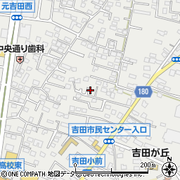 茨城県水戸市元吉田町1399-1周辺の地図