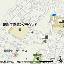 栃木県足利市五十部町846周辺の地図