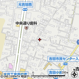 茨城県水戸市元吉田町1334-4周辺の地図