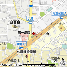 どん亭高崎店周辺の地図