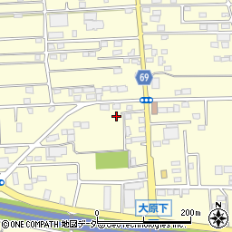 群馬県太田市大原町2159-4周辺の地図
