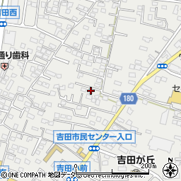 茨城県水戸市元吉田町1356-9周辺の地図
